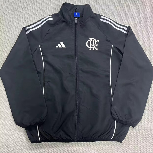2025-26 Flamengo Black Windbreaker