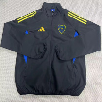 2025-26 Boca Juniors Black Windbreaker