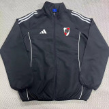 2025-26 River Plate Black Windbreaker