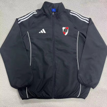 2025-26 River Plate Black Windbreaker