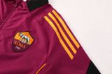 2025-26 Roma Jujube Red Windbreaker