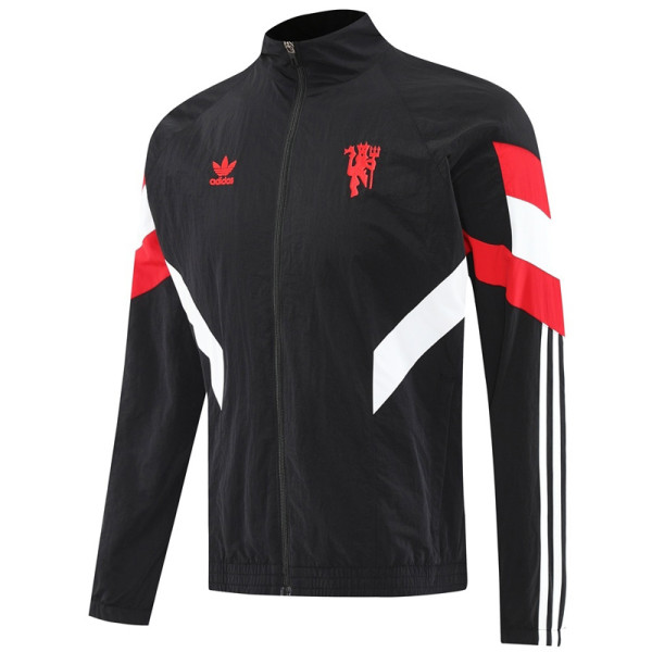 2025-26 Man Utd Black Windbreaker