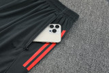2025-26 Bayern Dark gray Tank top and shorts suit