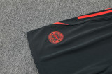 2025-26 Bayern Dark gray Tank top and shorts suit