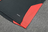 2025-26 Bayern Dark gray Tank top and shorts suit