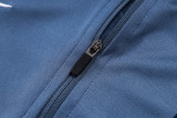 2025-26 PSG Gray Half Pull Tracksuit #B25104(半拉链)