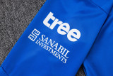 2025-26 Al-Hilal Blue Half Pull Tracksuit #B25100(半拉链)