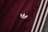 2025-26 Ajax Beige Kids Half Pull Tracksuit #E25162(童装)(半拉链)