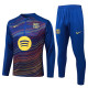 2025-26 BAR Fancy blue Half Pull Tracksuit #B25106(半拉链)