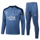 2025-26 PSG Gray Half Pull Tracksuit #B25104(半拉链)