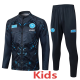 2025-26 Napoli Dark grey Kids Jacket Tracksuit #E25161(童装)