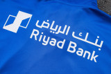 2025-26 Al-Hilal Blue Half Pull Tracksuit #B25100(半拉链)