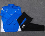 2025-26 Al-Hilal Blue Kids Half Pull Tracksuit #E25169(童装)(半拉链)