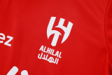 2025-26 Al-Hilal Red Half Pull Tracksuit #B2599(半拉链)