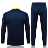 2025-26 Santos FC Royal blue Half Pull Tracksuit #B25101(半拉链)