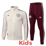 2025-26 Ajax Beige Kids Jacket Tracksuit #E25163(童装)