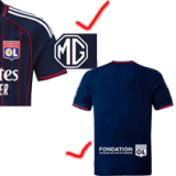2025-26 Lyon Away Player Version Soccer Jersey