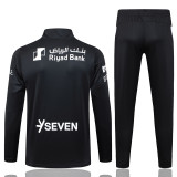 2025-26 Al-Hilal Black Half Pull Tracksuit #B2598(半拉链)