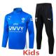 2025-26 Al-Hilal Blue Kids Half Pull Tracksuit #E25169(童装)(半拉链)