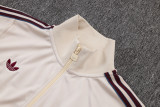 2025-26 Ajax Beige Kids Jacket Tracksuit #E25163(童装)