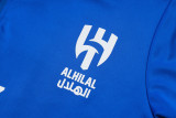 2025-26 Al-Hilal Blue Kids Half Pull Tracksuit #E25169(童装)(半拉链)