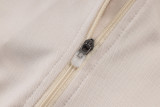 2025-26 Ajax Beige Kids Half Pull Tracksuit #E25162(童装)(半拉链)