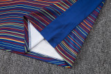 2025-26 BAR Fancy blue Half Pull Tracksuit #B25106(半拉链)