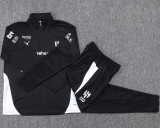 2025-26 Al-Hilal Black Half Pull Tracksuit #B2598(半拉链)