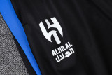 2025-26 Al-Hilal Blue Kids Half Pull Tracksuit #E25169(童装)(半拉链)