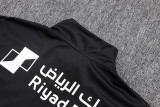 2025-26 Al-Hilal Black Half Pull Tracksuit #B2598(半拉链)