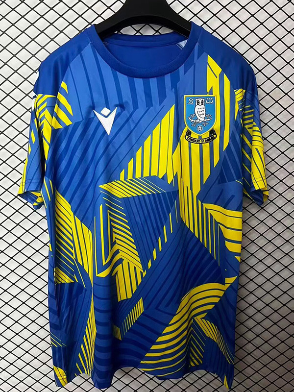 2025-26 Sheffield Wednesday Blue Yellow Training shirts