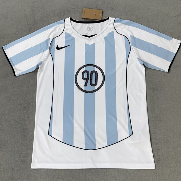 2025-26 T90NK Blue White Fans Training Shirts