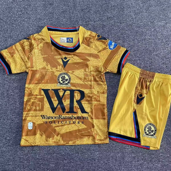 2025-26 Blackburn Third Kids Soccer Jersey