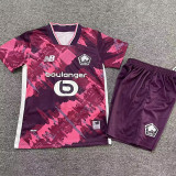 2025-26 Lille Purple Special Edition Kids Soccer Jersey