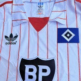 1983-1984 Hamburg SV Home Long Sleeve Retro Soccer Jersey (长袖)