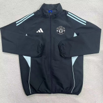 2025-26 Man Utd Black Windbreaker