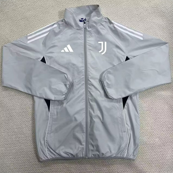 2025-26 JUV Gray Windbreaker (白边)