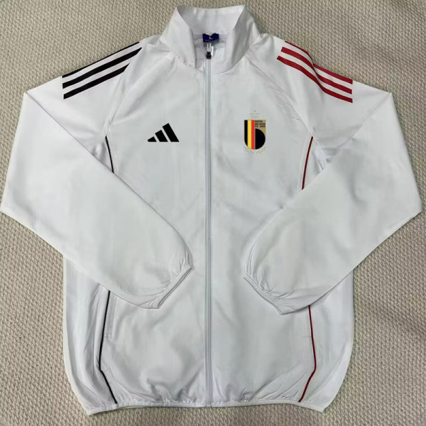 2025-26 Belgium White Windbreaker