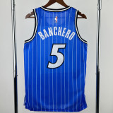 2025-26 Magic BANCHERO #5 Blue Top Quality Hot Pressing NBA Jersey(条纹)