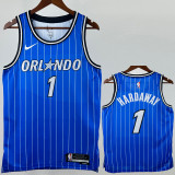 2025-26 Magic HARDAWAY #1 Blue Top Quality Hot Pressing NBA Jersey(条纹)