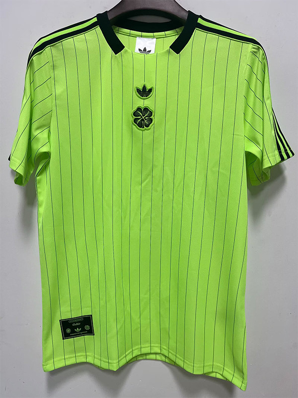 2025-26 Celtic Fluorescent Green Casual Edition Fans Training shirts
