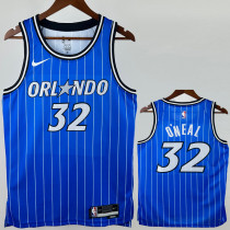 2025-26 Magic O'NEAL #32 Blue Top Quality Hot Pressing NBA Jersey(条纹)