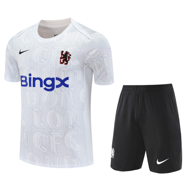 2025-26 CHE White Training Short Suit