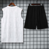 2025-26 CHE White Tank top and shorts suit