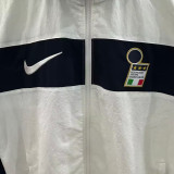 1996 Italy White Retro Windbreaker