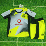 2025-26 Dortmund Away Kids Soccer Jersey