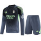 2025-26 RMA Grey Black GoalKeeper (Long Sleev Suit) Soccer Jersey (长袖)