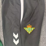 2025-26 Real Betis Green Half Pull Tracksuit (Pants Have Pocket)(半拉链)
