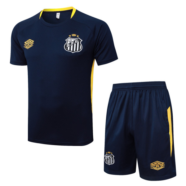 2025-26 Santos FC Royal blue Training Short Suit #D25185