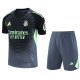 2025-26 RMA Grey Black GoalKeeper (Suit) Soccer Jersey